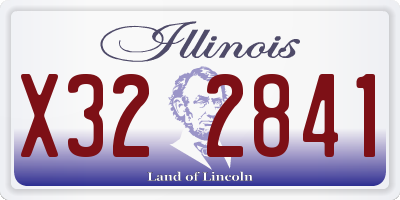 IL license plate X322841
