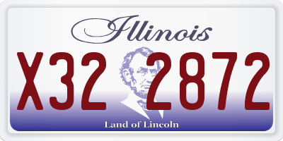IL license plate X322872