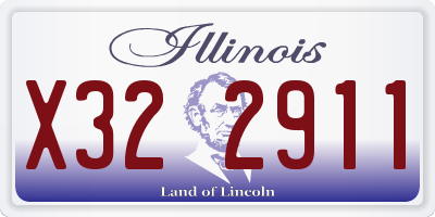 IL license plate X322911