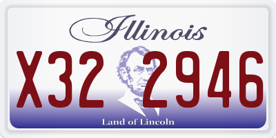 IL license plate X322946