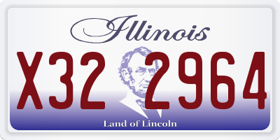 IL license plate X322964
