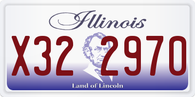 IL license plate X322970