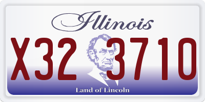IL license plate X323710