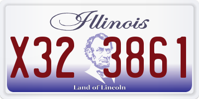 IL license plate X323861