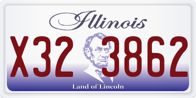IL license plate X323862