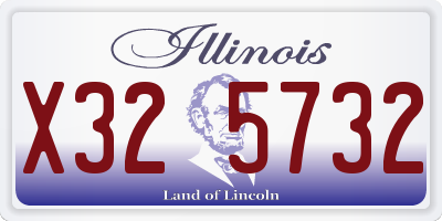 IL license plate X325732