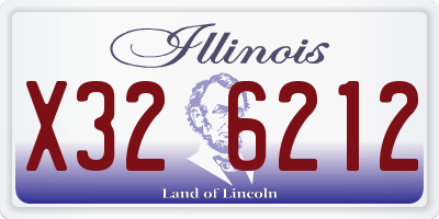 IL license plate X326212