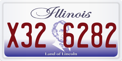 IL license plate X326282