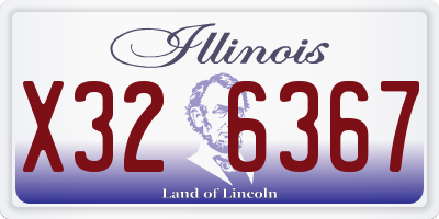 IL license plate X326367
