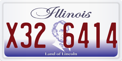 IL license plate X326414