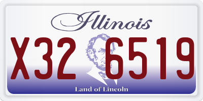 IL license plate X326519