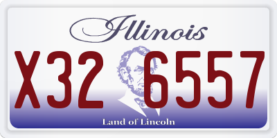 IL license plate X326557