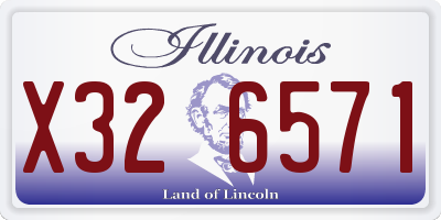 IL license plate X326571