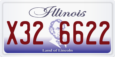 IL license plate X326622
