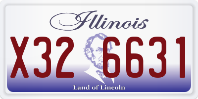 IL license plate X326631