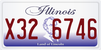 IL license plate X326746