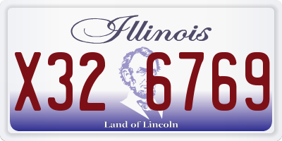 IL license plate X326769
