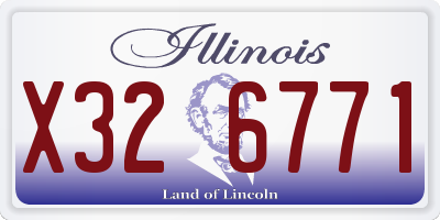 IL license plate X326771