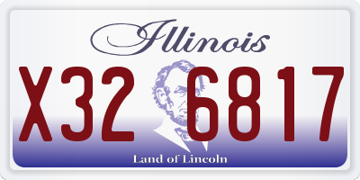 IL license plate X326817