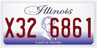 IL license plate X326861