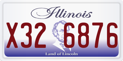 IL license plate X326876