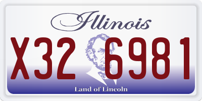 IL license plate X326981