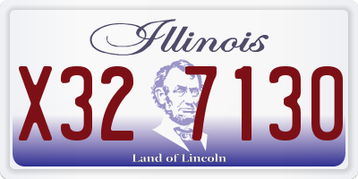 IL license plate X327130