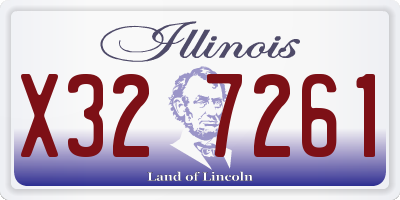 IL license plate X327261
