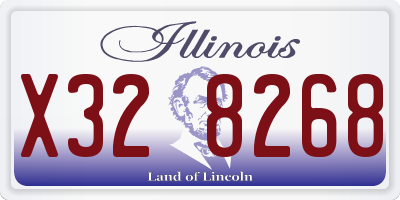 IL license plate X328268