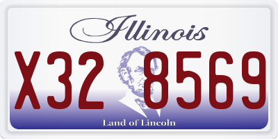 IL license plate X328569