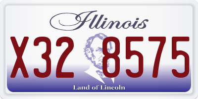 IL license plate X328575