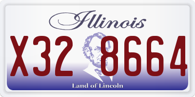 IL license plate X328664