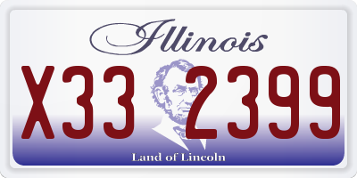 IL license plate X332399