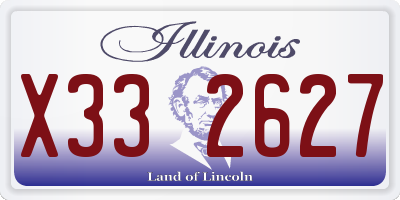 IL license plate X332627
