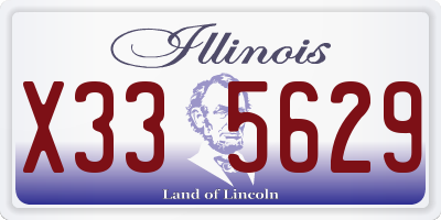 IL license plate X335629