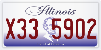 IL license plate X335902