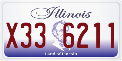 IL license plate X336211