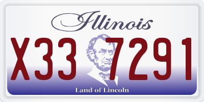 IL license plate X337291