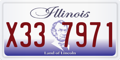 IL license plate X337971