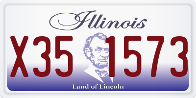 IL license plate X351573