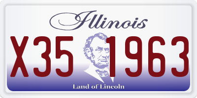 IL license plate X351963
