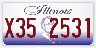 IL license plate X352531