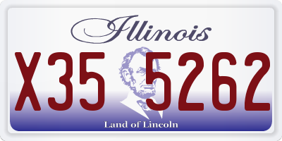 IL license plate X355262