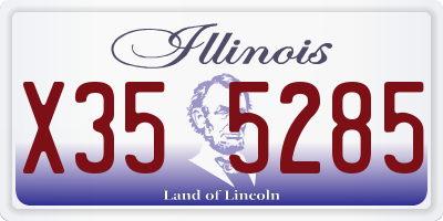 IL license plate X355285