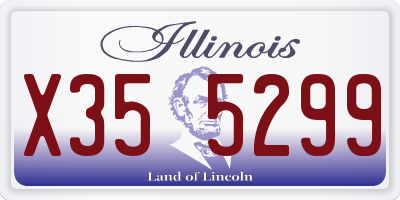 IL license plate X355299