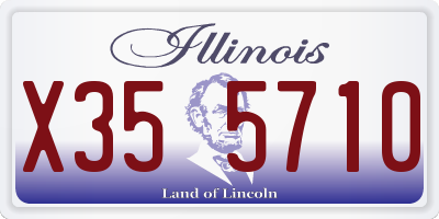 IL license plate X355710