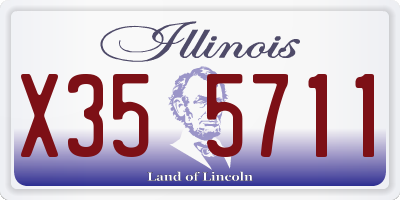 IL license plate X355711