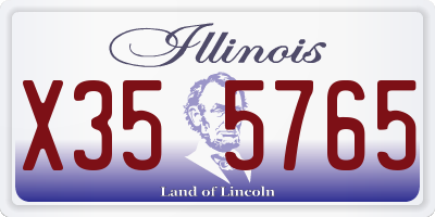 IL license plate X355765