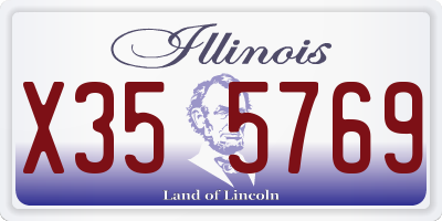 IL license plate X355769
