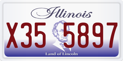 IL license plate X355897
